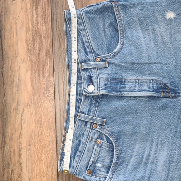 Levis 501 distressed cropped - Picture 3 of 6